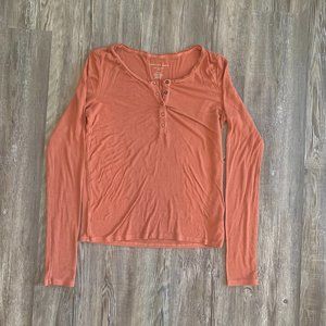 American Eagle Soft & Sexy Ribbed Long Sleeve